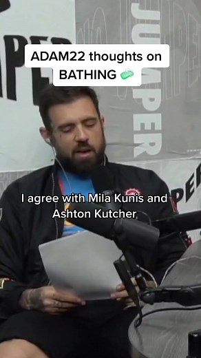 Do you agree with @adam22? 👀 How often do YOU shower? #nojumper #shower #poll #thoughts