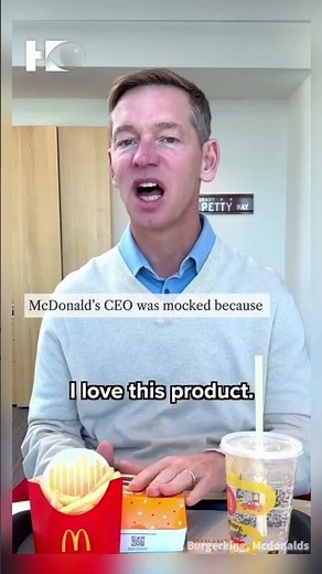 Burger King CEO mocks McDonald's with a big bite of Whopper after his rival's awkward promo video.