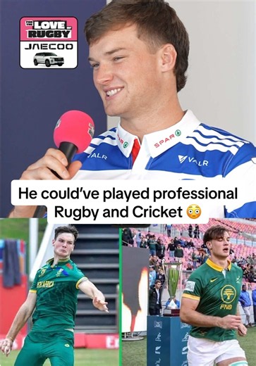 Riley Norton: The Springbok Who Could Play Pro Rugby & Cricket 😳