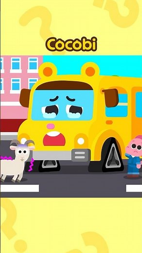 Oh No! The bus wheels are triangular!😱 #Shorts