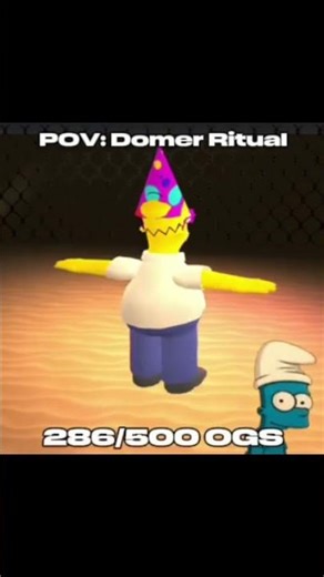 Domer (Homer) Ritual Meme #roblox #youvshomer #robloxmemes #thesimpsons