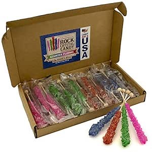 Rock Crystal Candy - Assorted Flavors (Assorted Flavors, 12 Count)