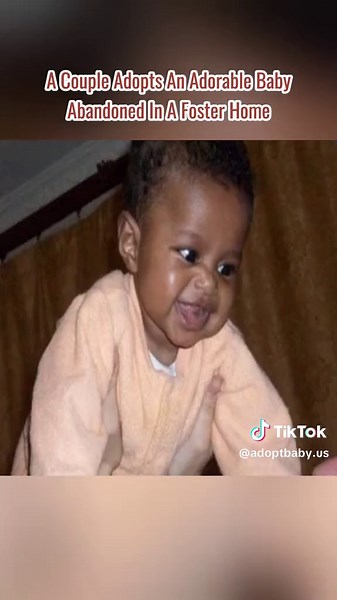 A couple adopts an adorable baby abandoned in a foster home #foryou #fyp #adopt #adoptme #baby #kids #lovely #adoption #emotions