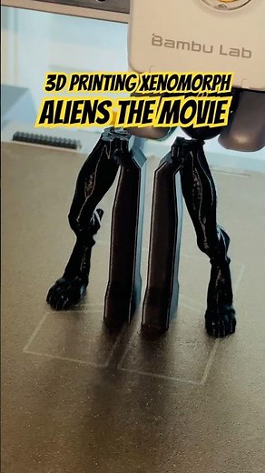 3D Printing Xenomorph from Aliens the Movie 👽 #aliens #xenomorph #3dprint #3dprinter #3dprinting