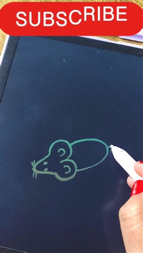 Easy Mouse Drawing 🐀 #art #drawing #easydrawing