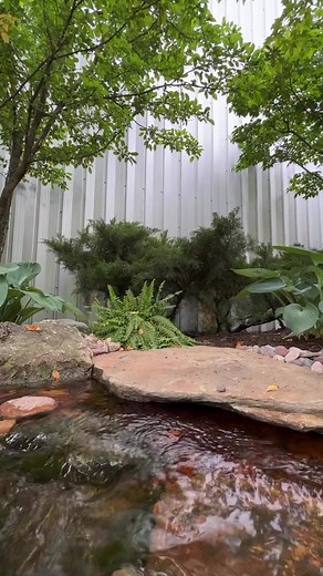 Enjoy the ride 💦 #team #aquascape #waterfall #stream #water #ride #waterfeature #new #cool #garden #landscape | Team Aquascape