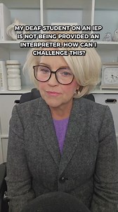 6.8K views · 12 reactions | If a deaf student requires an interpreter, the school must provide one—whether through the district or a private provider. Check the IEP service schedule. If it’s listed but not provided, challenge it immediately! #DeafEducation #IEPRights #SpecialEducation #EqualAccess #DisabilityAdvocacy #KnowYourRights | Special Education Boss | Facebook