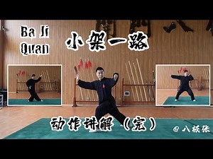 Baji Quan Beginner Ending【Chinese Martial Arts/Kung Fu】Tutorial Session3 Form1: 八极拳教学 小架一路 动作讲解完