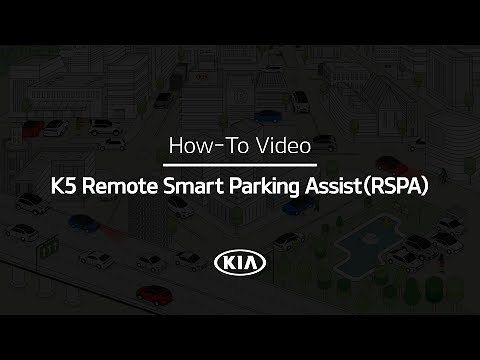 Remote Smart Parking Assist(RSPA)｜K5 How-To｜Kia