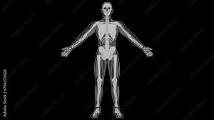 3d rendering of the Mechanism of action of adrenaline in the human body