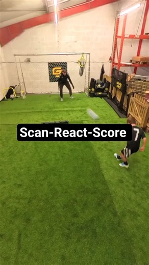 Scan-React-Score👀⚽ Full video linked 🔗 #football #soccer #training #youtubeshorts #shorts