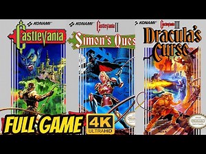 Castlevania TRILOGY COLLECTION [NES] Longplay Walkthrough Playthrough Full Movie Game [4K60ᶠᵖˢ UHD🔴]