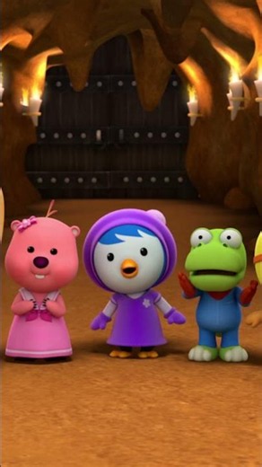 Waaah! Poby jadi kecil banget!!! #bahasainggris #shorts #forkids #pororo