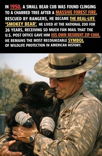 Smokey: The Bear with His Own Zip Code #history #shorts #bear