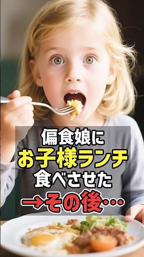 「日本のお子様ランチは狂ってるw」偏食のフランス人娘がお子様ランチを爆食！？帰国後シェフの夫がお子様ランチを再現してお店に出したらとんでもないことに！？#shorts #海外の反応 #日本食