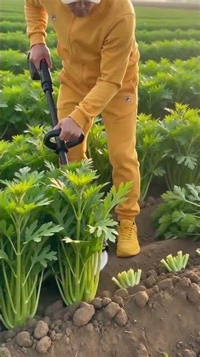 🌿🚜 Amazing Parsley Harvesting Technique | Smart Farming Method for Fast and Efficient Cutting! 🌱✨