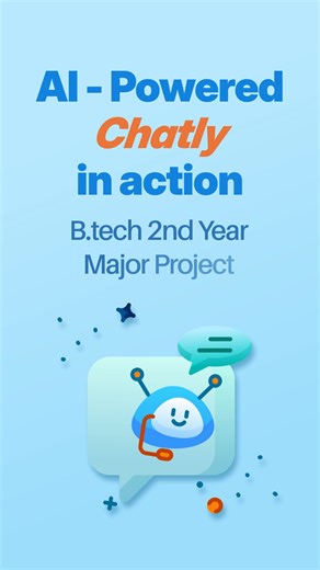 SIDDHARTHA GROUP OF INSTITUTIONS on Instagram: "Meet “Chatly” – An AI Chat App Built by SITS Students! Our 2nd year CSE students have built Chatly, a smart AI-based chatbot that replies instantly, works 24/7, and reduces human effort. From design to backend logic, this project uses Python, FastAPI, HTML, CSS & JavaScript to show how real-world AI systems are built. This is what future-ready engineering looks like at SITS! 📞 +91 8712391444 🌐 siddhartha.org.in #SITS #StudentProjects #AIProject #