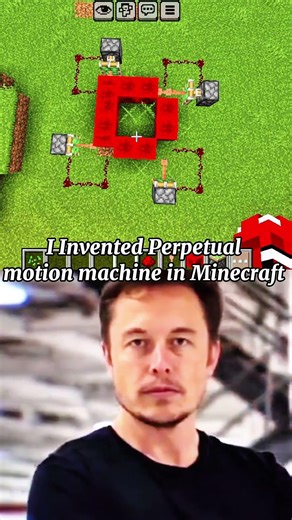 I invented perpetual motion Machine In Minecraft 😱 Best Meme #minecraft #shorts
