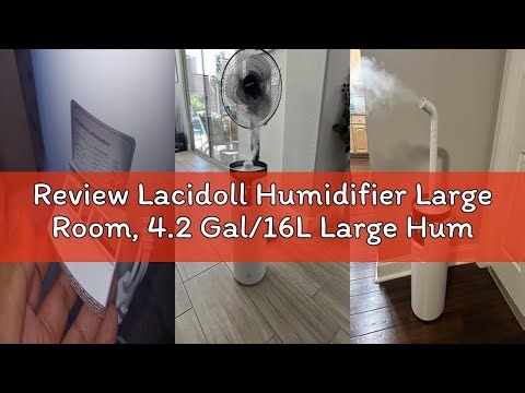 Review Lacidoll Humidifier Large Room, 4.2 Gal/16L Large Humidifier for 1500 sq.ft, 360° Nozzles Coo