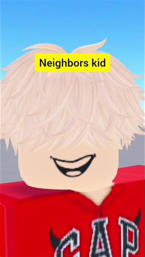 neighbors kid #roblox #funny #shorts