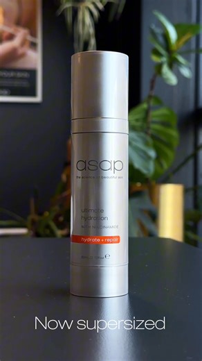 Supersized ultimate hydration is here — but only for a limited time. 💧 Don’t miss your chance to grab our exclusive 80mL edition while it lasts! 👀 | asap skin products