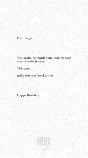 For the Virgo, ♍️ who is always thinking about everyone else. This year don’t forget yourself. YOU deserve the same Love you gift so freely.🤍 happy birthday Virgo! #VirgoSeason #VirgoBirthday #VirgoAffirmation #BirthdayMessage.