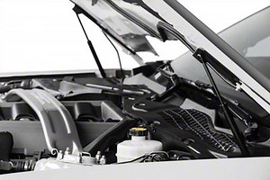 How to install an MMD Bolt on Hood Strut Kit - Black on your 2015-2016 Mustang | AmericanMuscle