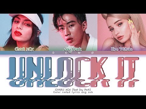 CHARLI XCX - ‘UNLOCK IT (feat. Kim Petras & Jay Park)’ (Color coded lyrics eng sub)