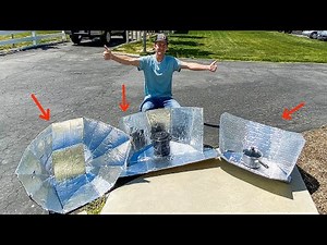 Cooking Our Dinner With Sunlight! Solar Cooking!