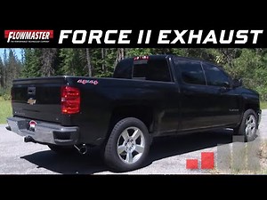 2014-19* GM Silverado/Sierra 1500 4.3L, 5.3L - Force II Cat-back Exhaust System 817672