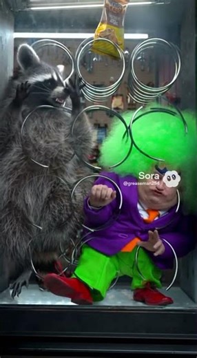 Trapped In A Vending Machine With An Angry Raccoon #business #raccoon