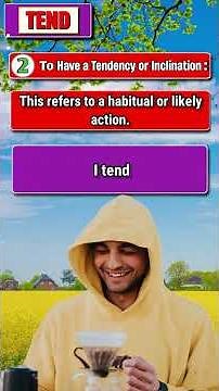 What does Tend Mean? | Quick English Vocabulary| #English #shorts