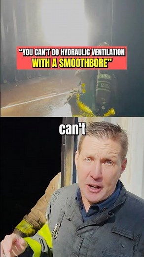 How to do hydraulic ventilation with a smooth bore nozzle #firefighter