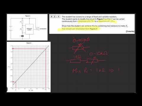 Circuit design using graph data | AQA A Level Physics
