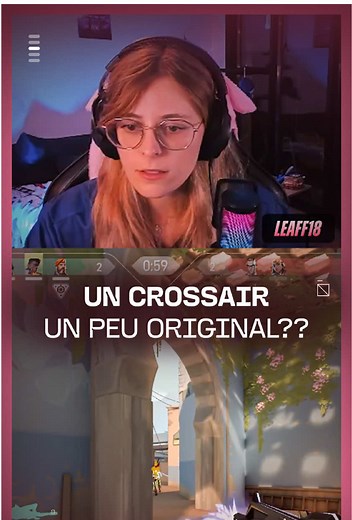 Un crossair qui fait full tête dans Valorant