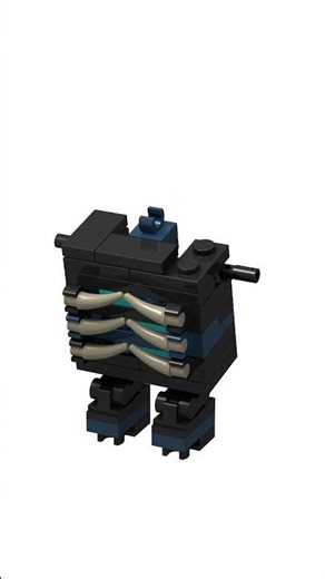 Build Deep Dark Warden In Minecraft With Lego #lego #minecraft #warden #incredibox #build