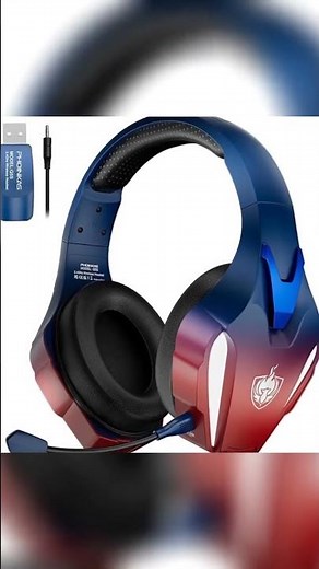 PHOINIKAS Auriculares Gaming Inalámbricos,#Auricularesgaming#Inalámbricos, Cascos Gaming,#paraps4ps5