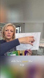 Quilting Circles: A Fun, Contrasting Design Technique #shorts