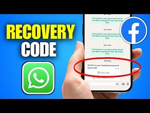 How To Fix Facebook Recovery Code Not Received In WhatsApp