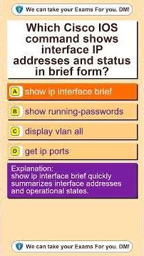 Don't take CCNA without these IOS Commands Q&A
