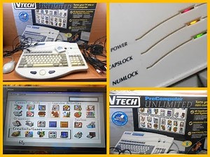 Retro Vtech Pre Computer Unlimited Kids Educational Learning Toy