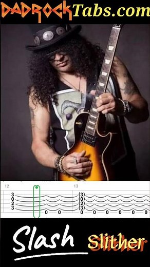 Slither Slash Velvet Revolver #howto #learnguitar #guitartutorial #guitartabs #guitar #classicrock
