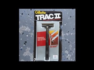 1986 Gillette Trac ii Shave Review