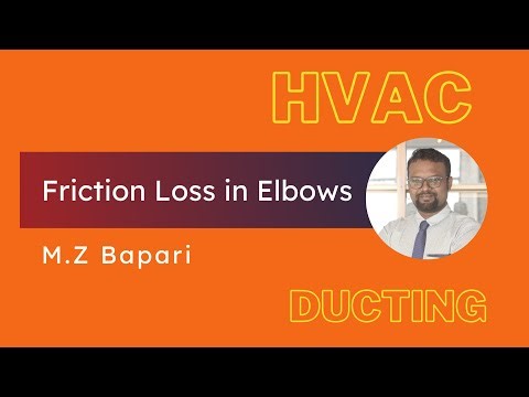 Friction Loss in Round and Rectangle Elbows | HVAC Ducting