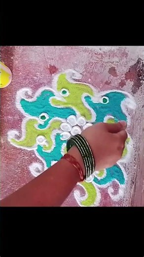 Simple Rangoli Design for Everyday | Easy Rangoli for Beginners Part 2