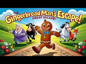 The Gingerbread Man's Great Escape | Fun Animated Story for Kids | Classic Fairy Tale Adventure|