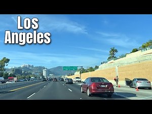 Authentic Los Angeles Freeways Drive | Heavy Traffic POV