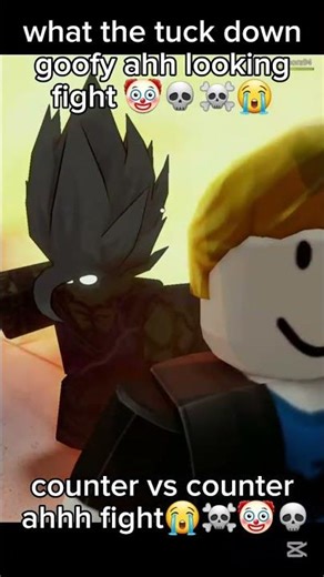 counter vs counter ahh poop #roblox #funny #counter #thestrongestbattlegrounds