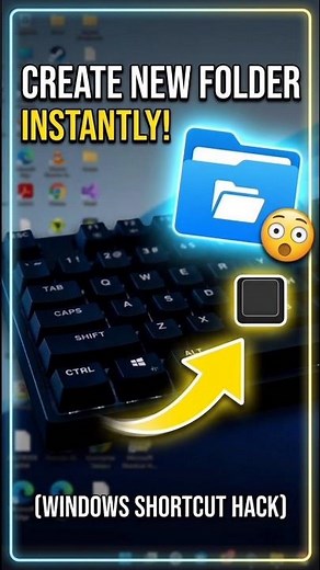STOP Making New Folders The Slow Way! (This Secret Shortcut Saves You HOURS) 🤫