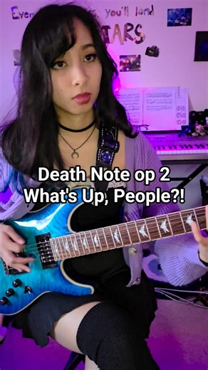 Death Note op 2 What's Up, People?! guitar cover #deathnote #guitar #anime #guitarcover #music